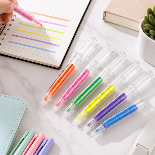 Fluorescent Highlighter Pen – Vibrant Marker for Study & Office | InkGlow