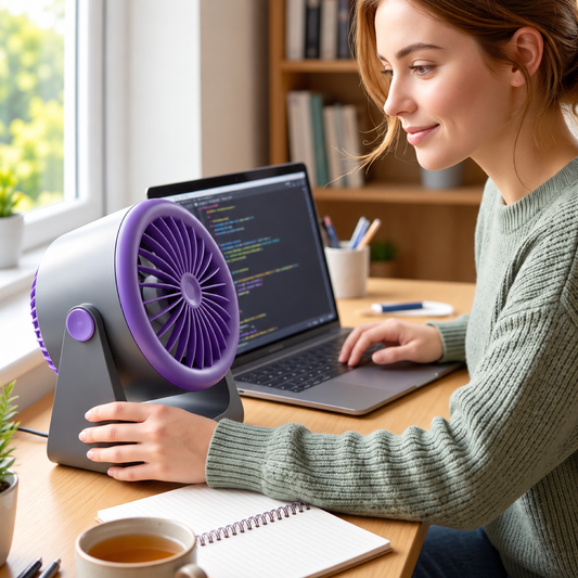 8890 personal desktop air circulation fan