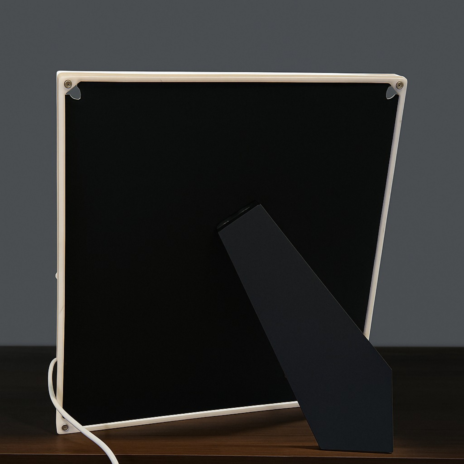 Romantic LED Love Photo Frame with Rainbow Feather Design | Warm Light Illuminated Couple Picture Frame for Anniversary, Wedding & Valentine Gifting | USB Powered Tabletop Decorative Photo Lamp for Bedroom & Home Decor