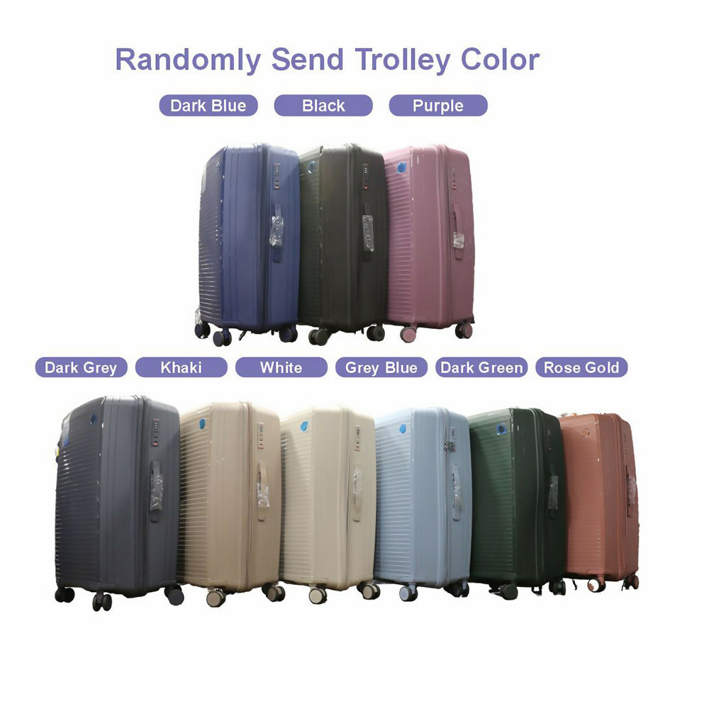 Sun Polo Class 28 Inch Hard Shell Trolley Bag | Lightweight ABS Check-in Luggage with 360° Spinner Wheels & Telescopic Handle – Multicolor