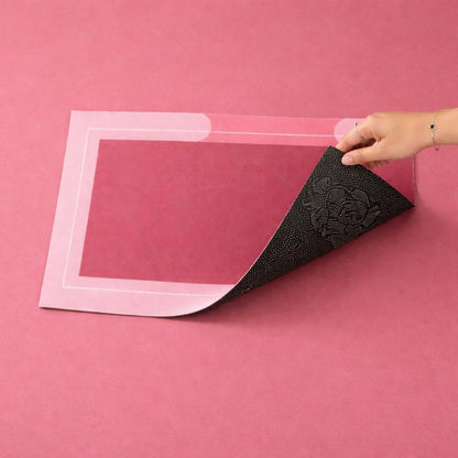 Rectangle B Grade Bathroom Mat – Waterproof Quick-Dry Floor Mat pink (100Gm)