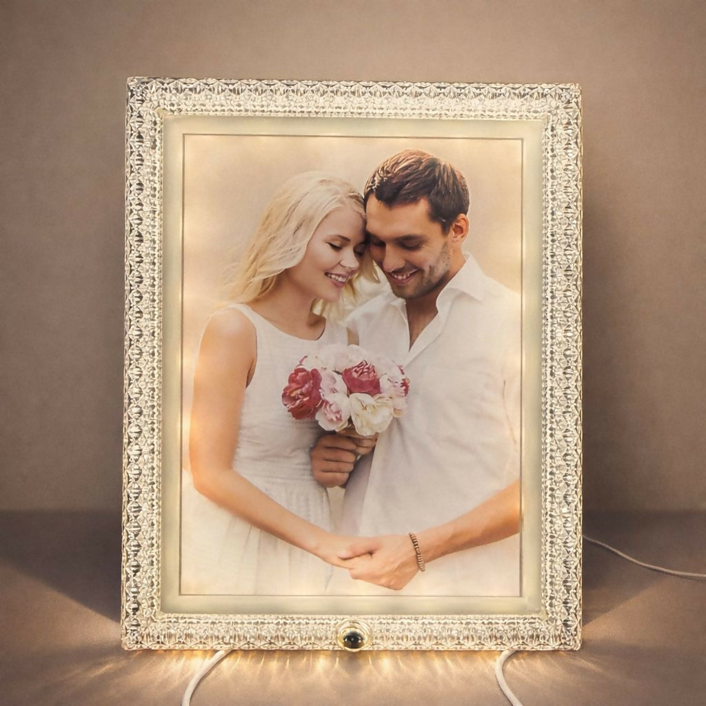 LED Decorative Photo Frame with Light Tabletop Display Frame