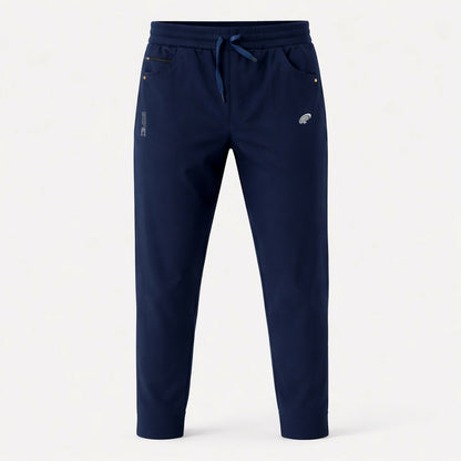 Men’s Stretchable Track Pants with Drawstring Waist & Zipper Pocket Lower