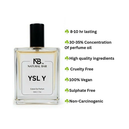 YSL Y Eau de Parfum for Men and Women | |Fresh Spicy Woody Notes|Long- Lasting Luxury Perfume | Ideal Gift for Wife & Girlfriend |50 ml