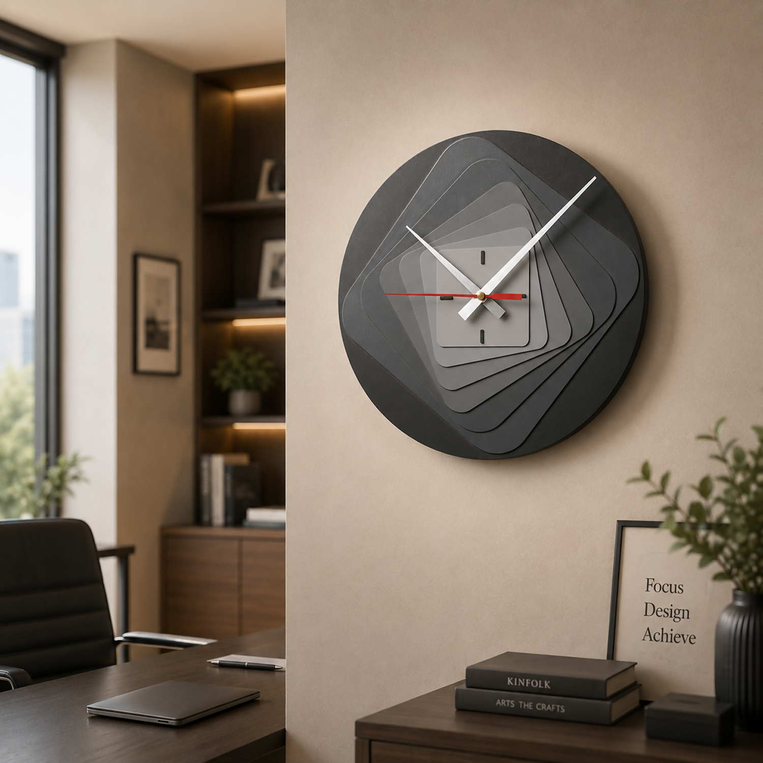 Clock 7 Layer Grey 7