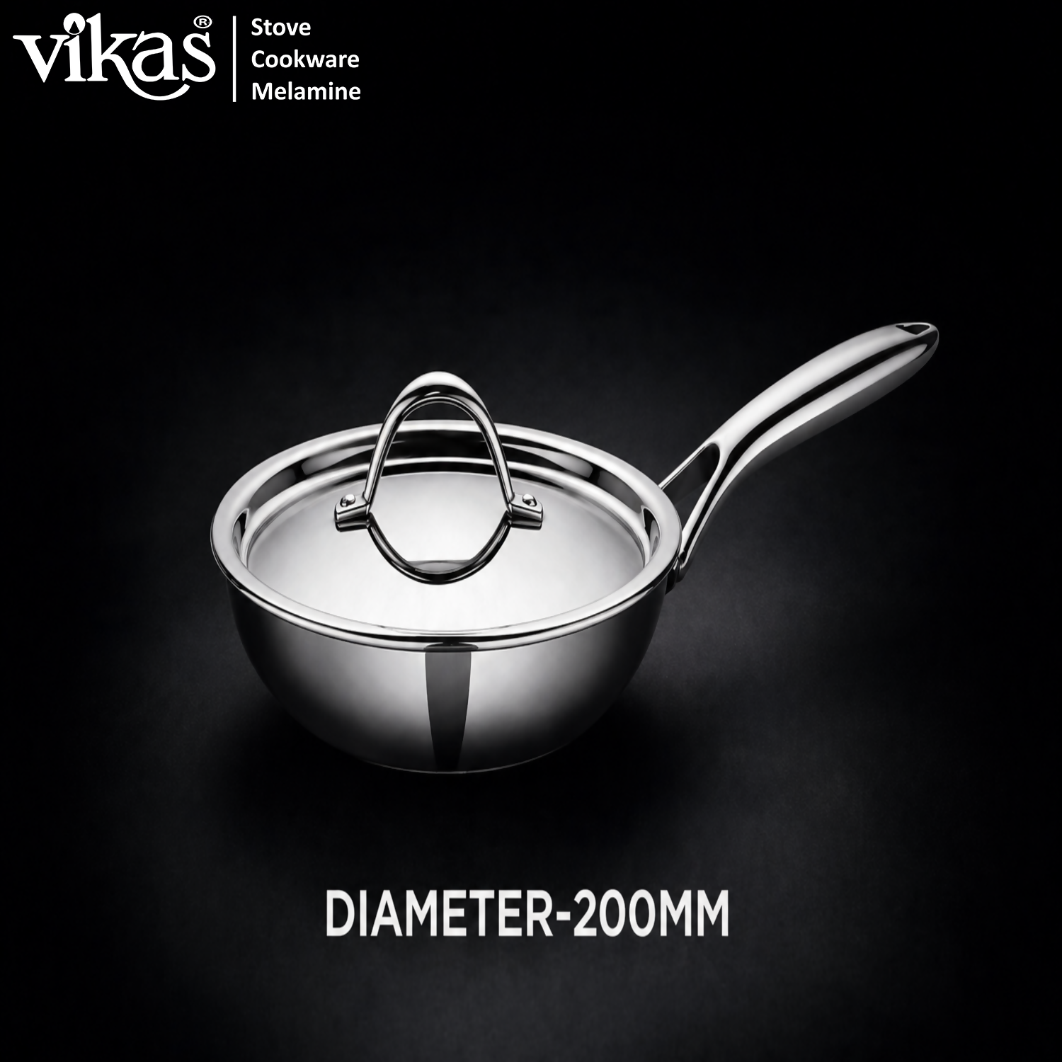 Vikas Triply Frypan 200mm size