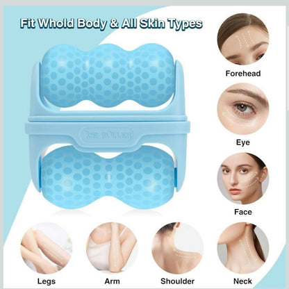 Ice Face Roller for Skin Care, Cooling Massager for Face, Neck & Body