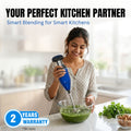 Hand Blender – Powerful 250W Copper Motor, Easy to Use