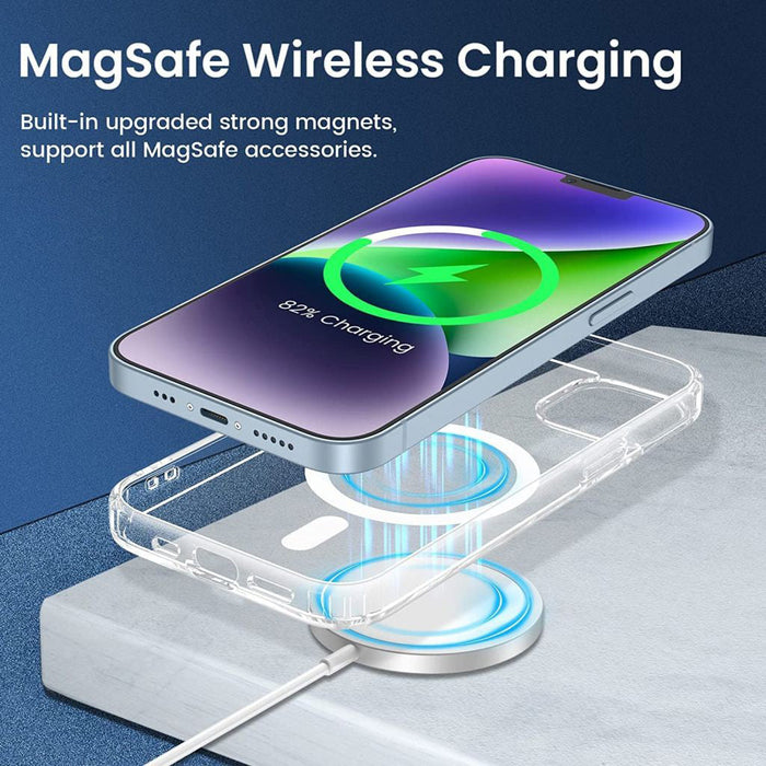 Transparent With Magsafe Hard Case For Iphone