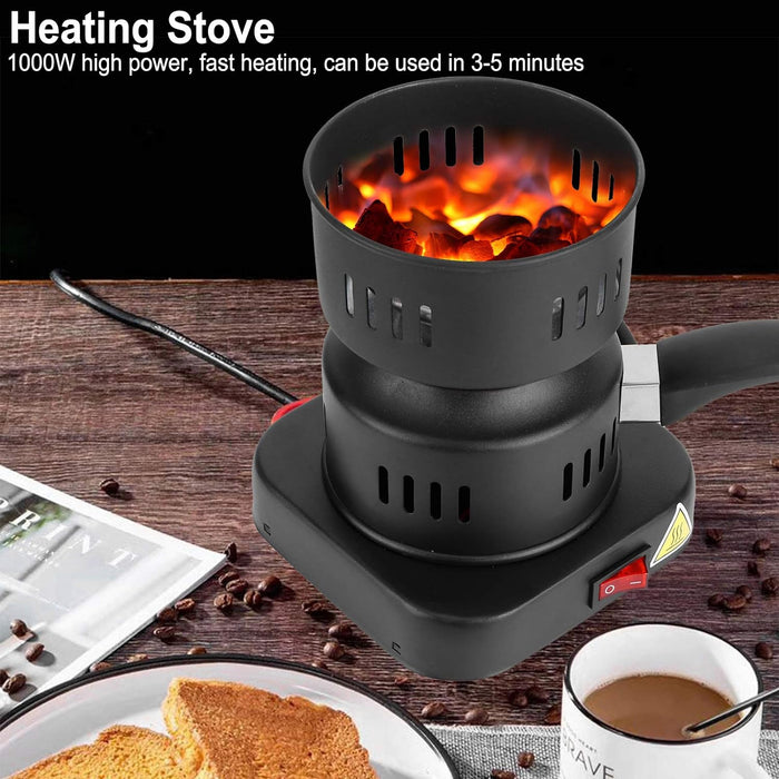 Mini Electric Stove: Heating, Hot Plate & Coffee/Tea Heater (Portable & Compact)