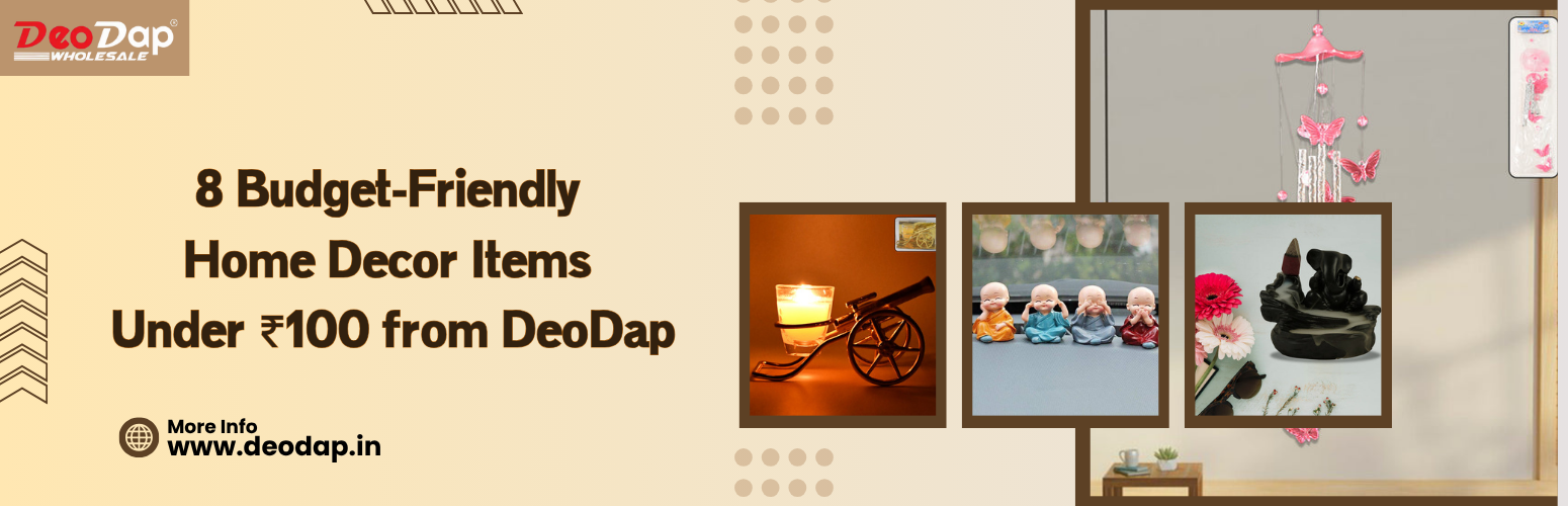 8 Budget-Friendly Home Decor Items Under ₹100 from DeoDap
