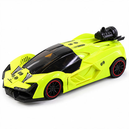 Remote Control Racing Car Toy with Water Spray Effect and LED Lights (1 Pc Set)
