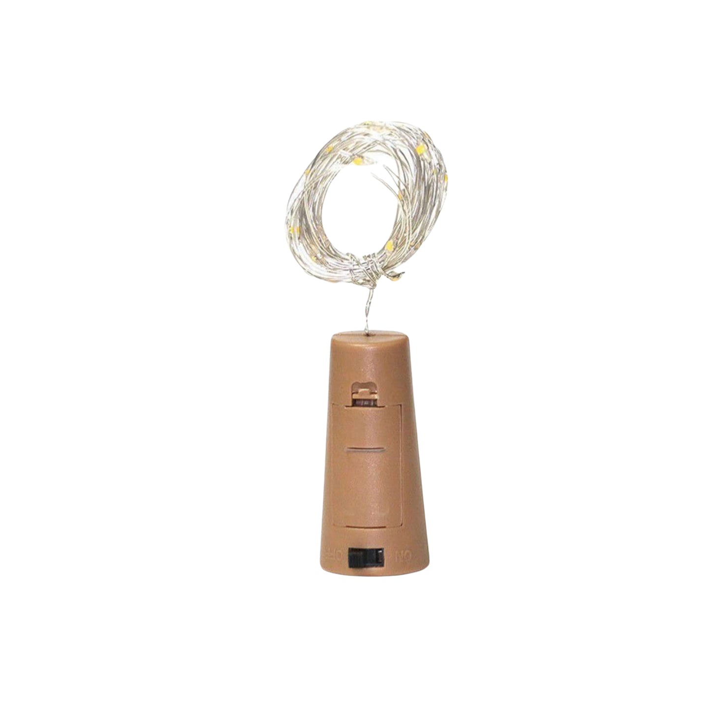 Wine Bottle Cork LED String Light – 2M Cable, Battery Operated, Warm White (1 Pc)