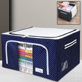 Foldable Clothes Organizer – Steel Frame Storage Bag | Organivo