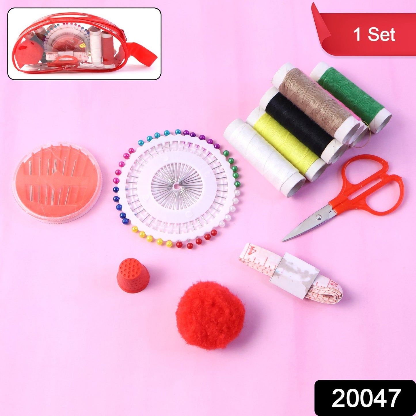 Complete Sewing & Stitching Kit (1 Set)