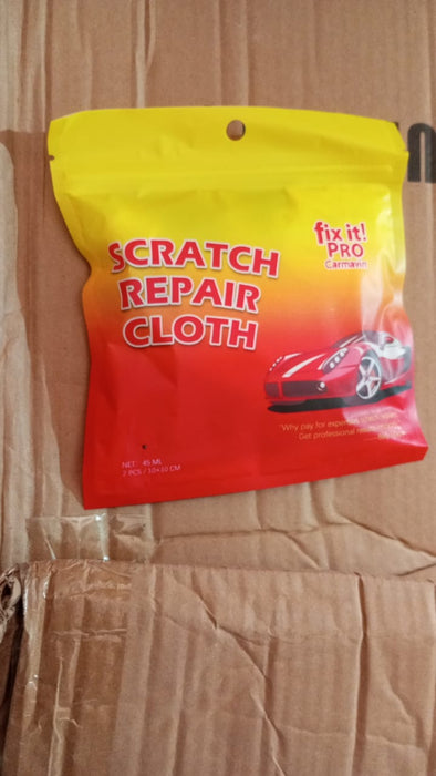 Nano Magic Car Scratch Remover Cloth, Multipurpose Scratch Repair Cloth, Cloth for Car Paint Scratch Repair, Easy to Repair Slight Scratches on the Surface Polishing Repeatable Use for All Kinds of Car (45 ML Repair Solution, 2 Gloves, 2 nano Cloth)