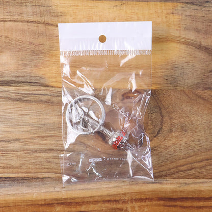 Jay Shree Ram Gada Silver Finish (Metal Keychain)