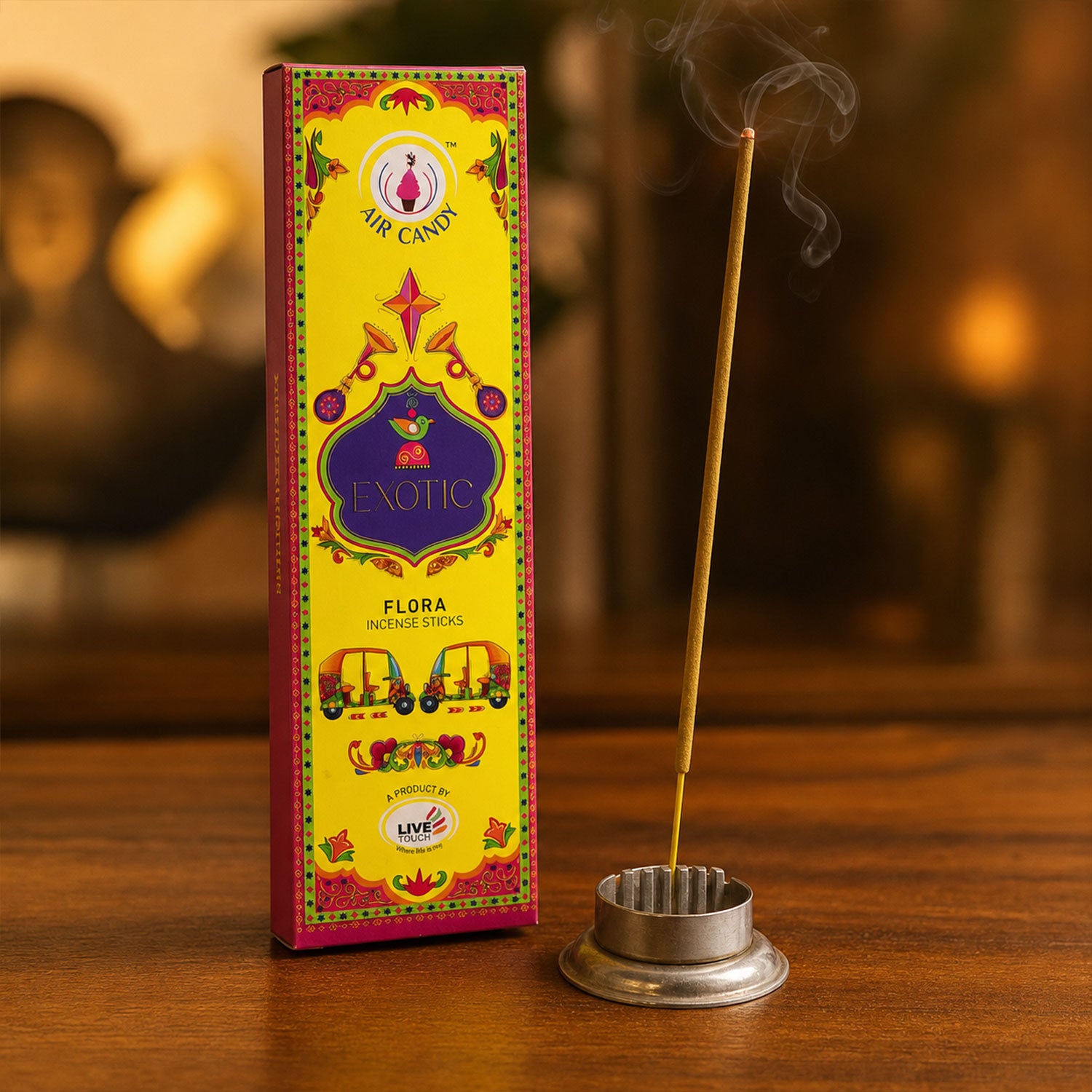Exotic Flora Incense Sticks with Refreshing Fragrance and Long Lasting Aroma