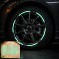 Reflective Car Wheel Stickers – Multicolored 20 Pcs for Night Safety | Velvet Wheels