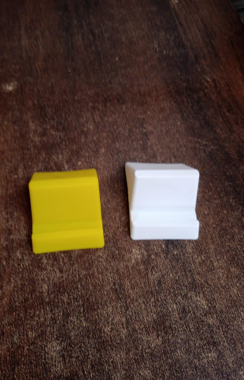 Customized / Personalized Compact Plastic Mobile Phone Holder Stand (1 Pc & Mix Color)