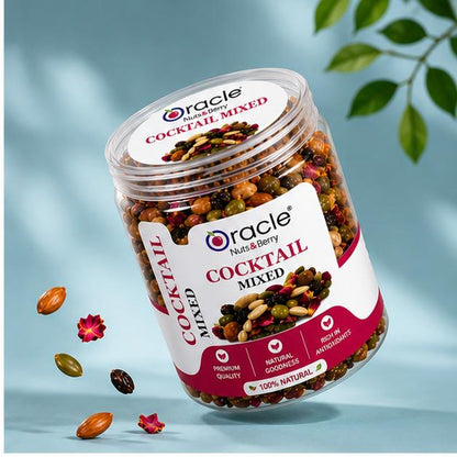Oracle Cocktail Mixed, Crunchy Spicy Mixed Nut Seed & Namkeen Healthy Party Mix 150g