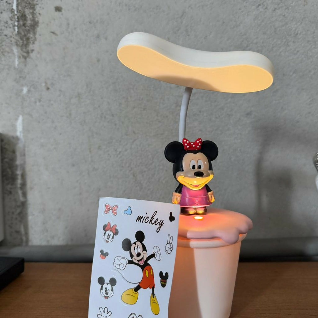 Cute Cartoon LED Desk Lamp for Kids | Decorative Night Light(PINK)