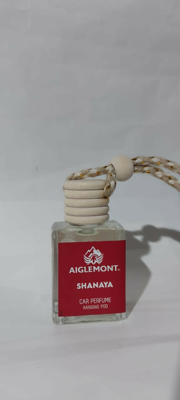 Aiglemont Shanaya Car Perfume Hanging Pod 10ml | Long-Lasting Car Air Freshener | Premium Car Interior Accessory