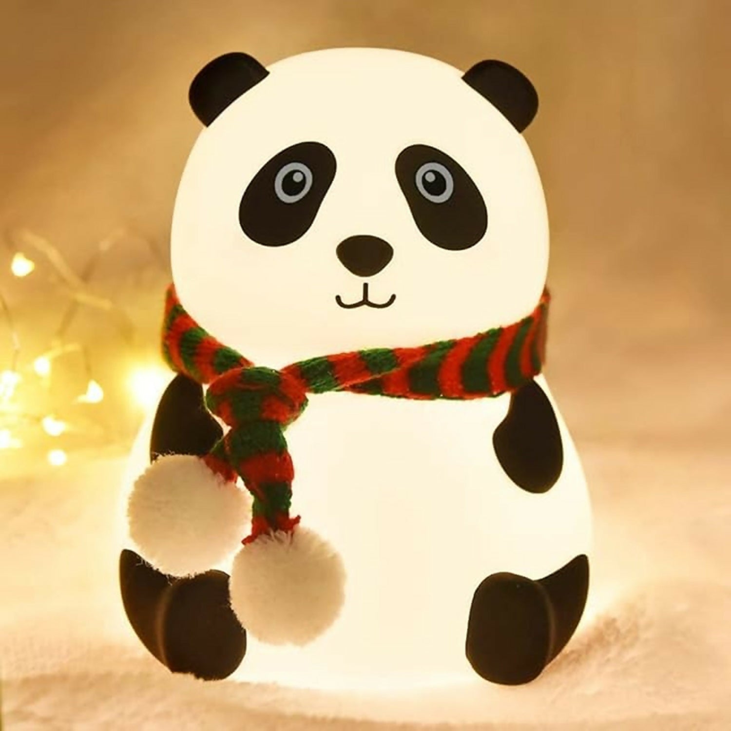 Cute Panda LED Night Lamp with Touch Control for Kids Bedroom & Gifting