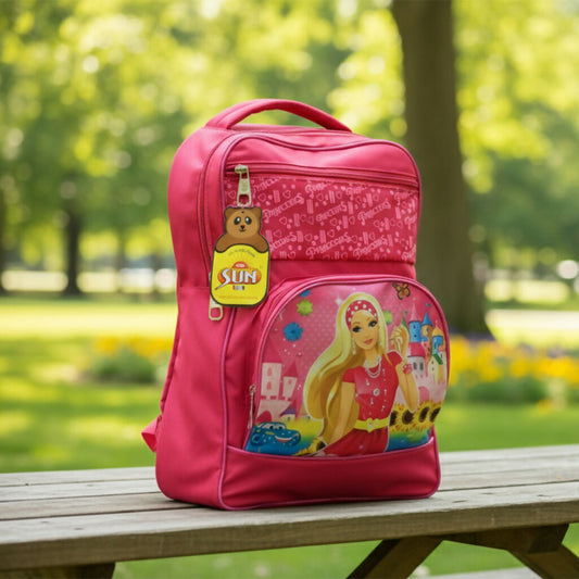 Multi-Color Kids Backpack with Cartoon Print | School Bag