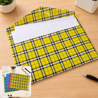 Check Print Document Bag Envelope File Folder with Snap Button for A4 Papers (1 Pc, Mix Colour)