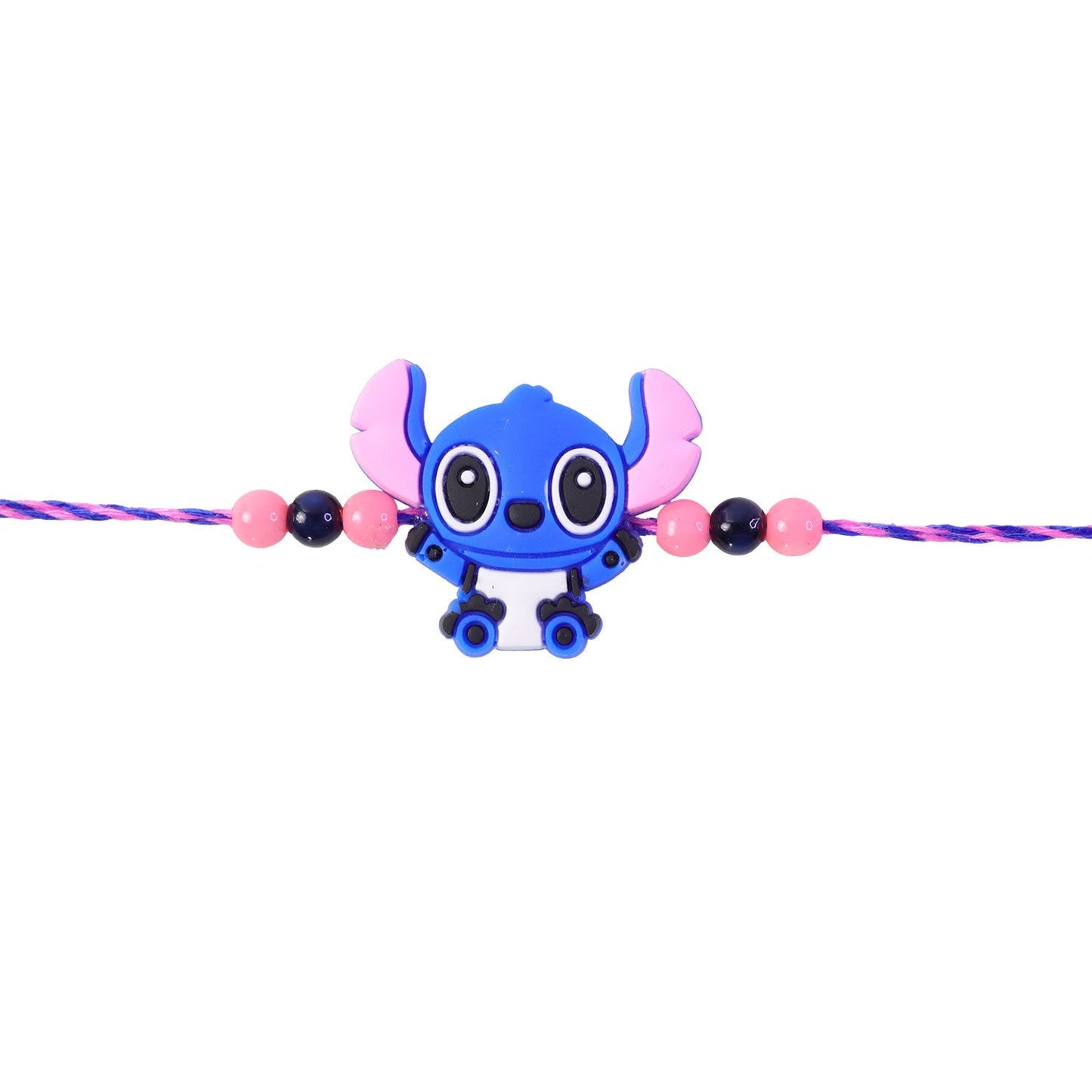 Kids Beaded Rakhi Playful Cartoon Character Design (5pcs)