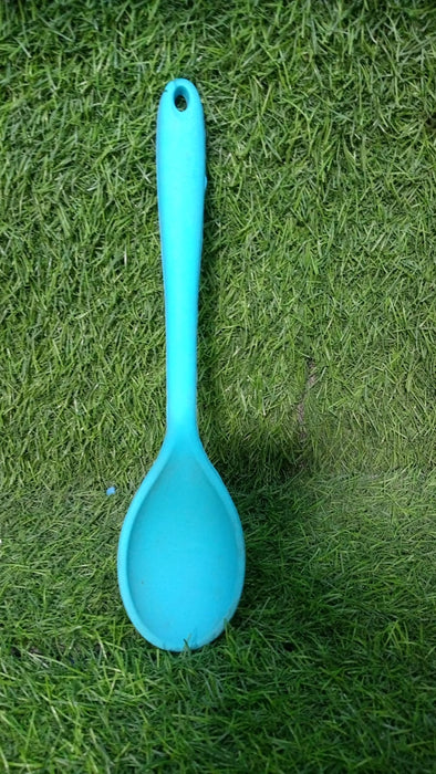 Large Silicone Spoon for Baking, Serving, Basting - Heat Resistant, Non Stick Utensil Spoon (27cm)