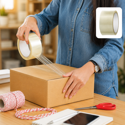 Transparent Packing Tape – Strong Adhesive 120M Roll | Styleva