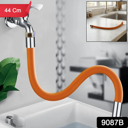 Flexible Silicone Water Tap Extender Pipe 44 Cm 1 Pc