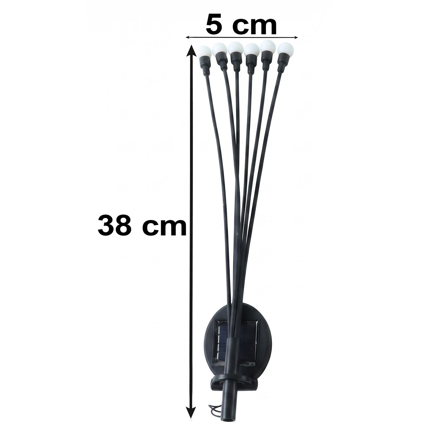 Solar firefly garden light size 38 cm by 5 cm
