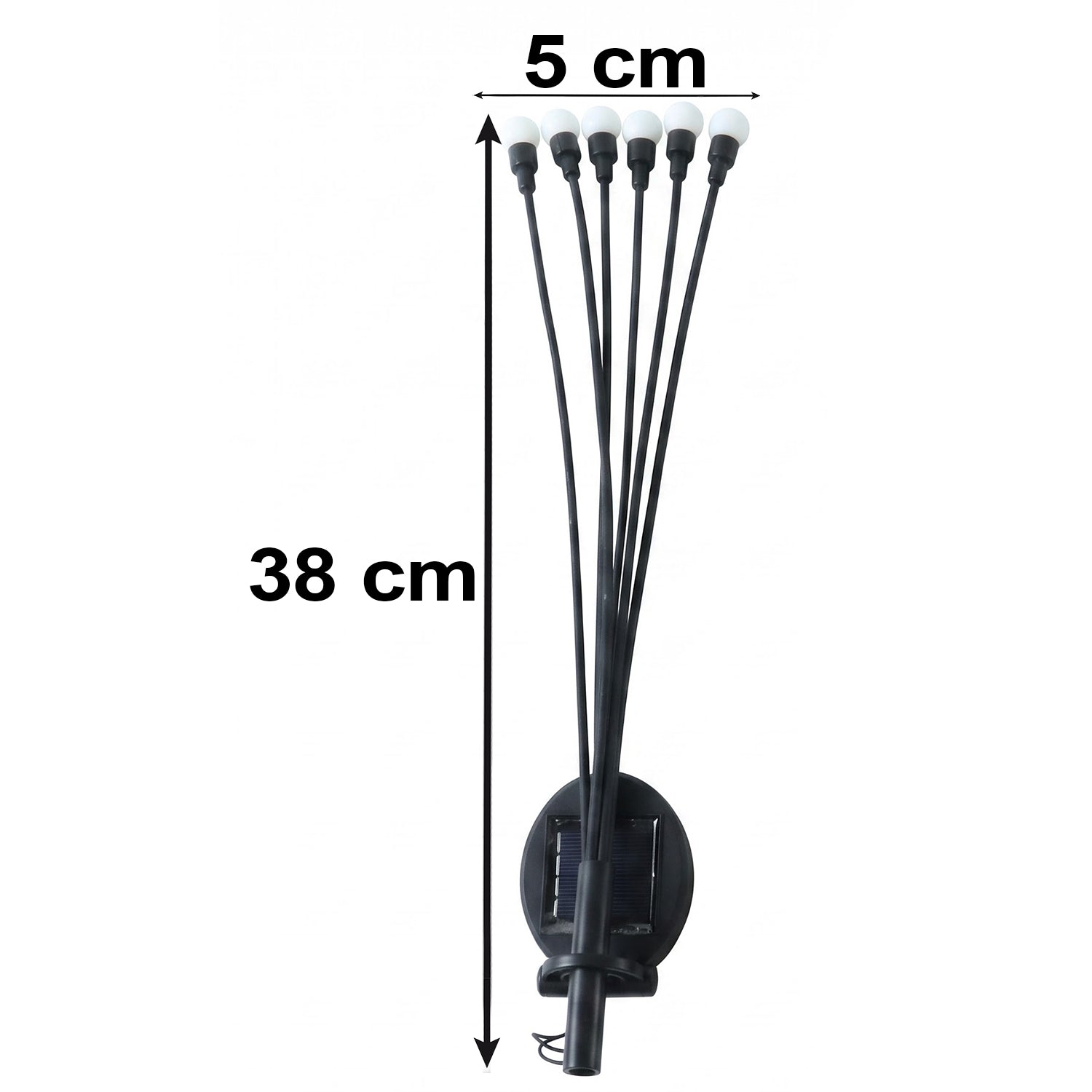Solar firefly garden light size 38 cm by 5 cm