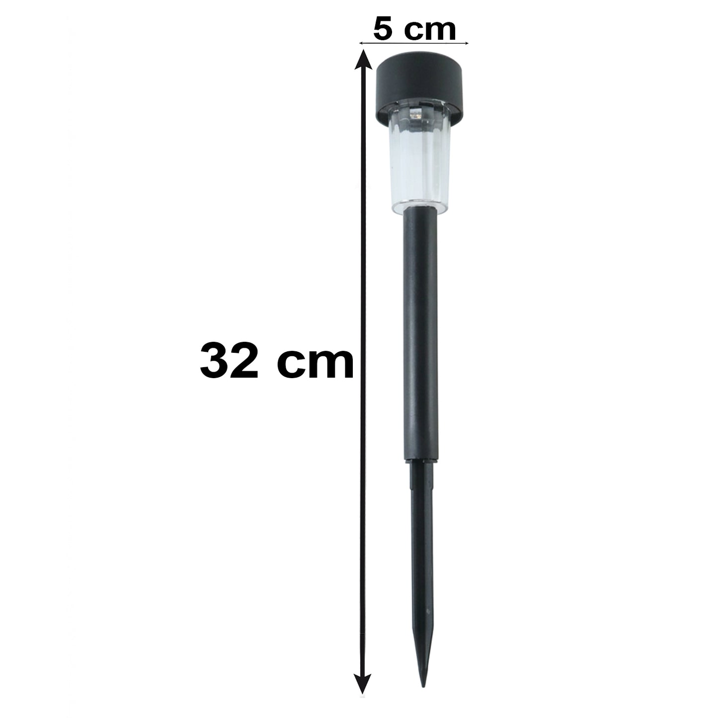 Solar pathway light size 32 cm by 5 cm