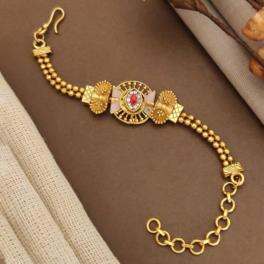 Timeless Gold-Plated Charm Bracelet