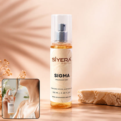 Sigma Fragrance Mist Body Spray Enriched with Aloe Vera Gel (100 ml)