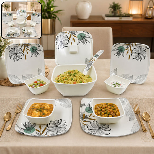 Plastic Dinner Set – 11-Piece Food-Grade Tableware | Jiaqi