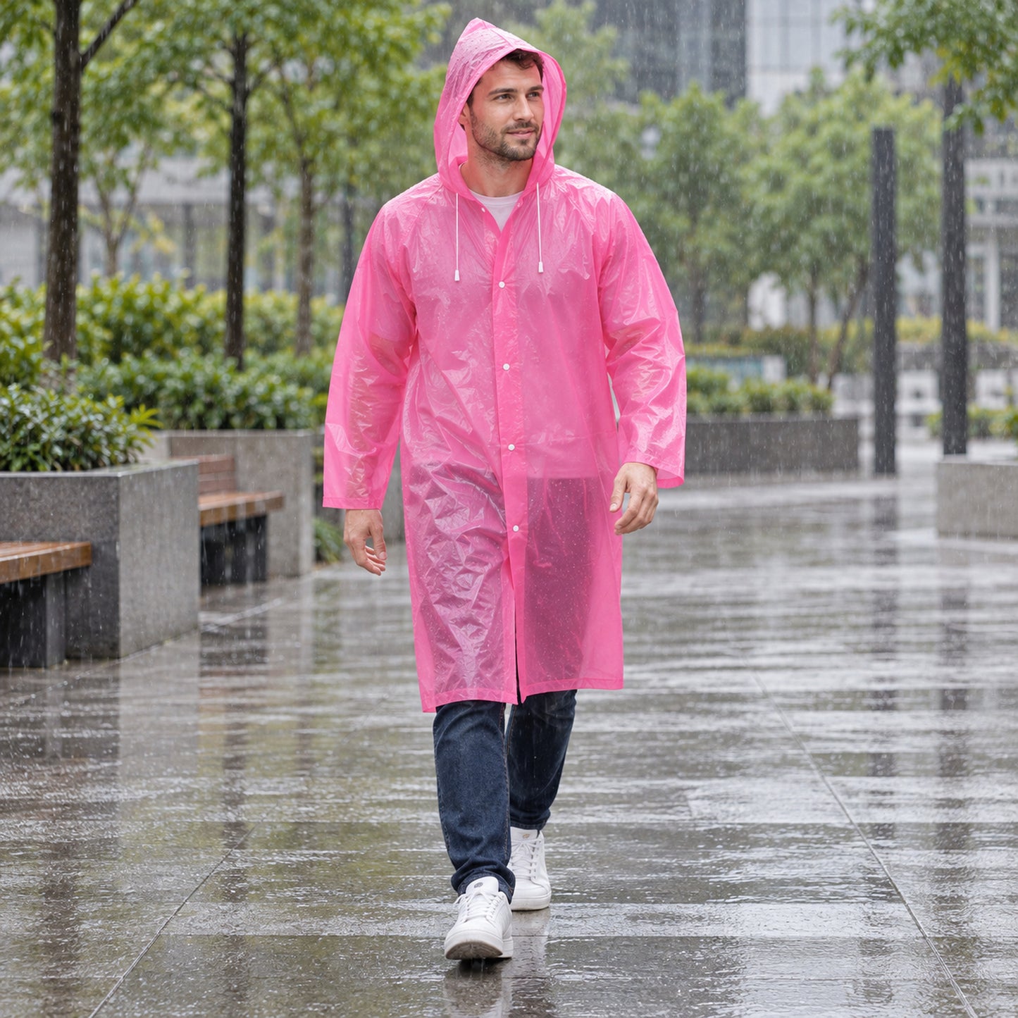 EVA rain coat image 4