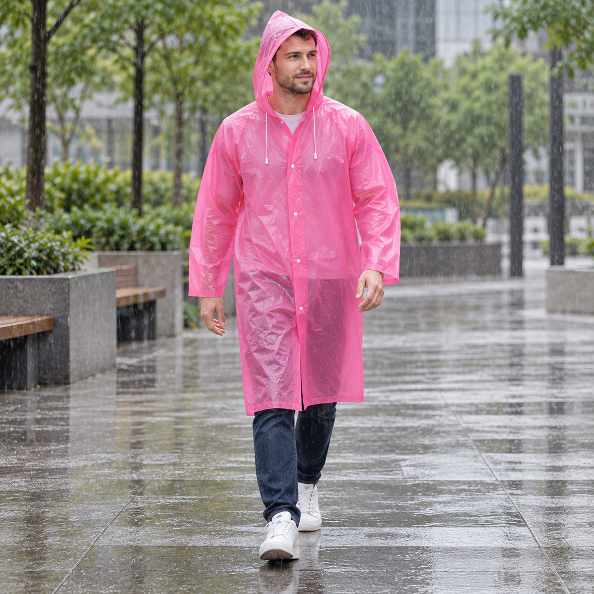 EVA rain coat image 4