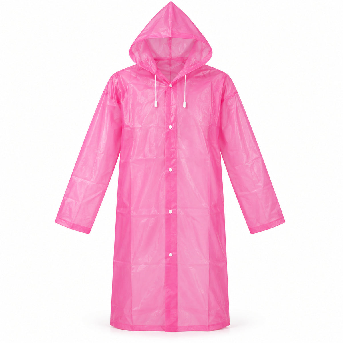EVA rain coat white background