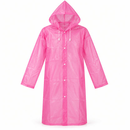 EVA rain coat white background