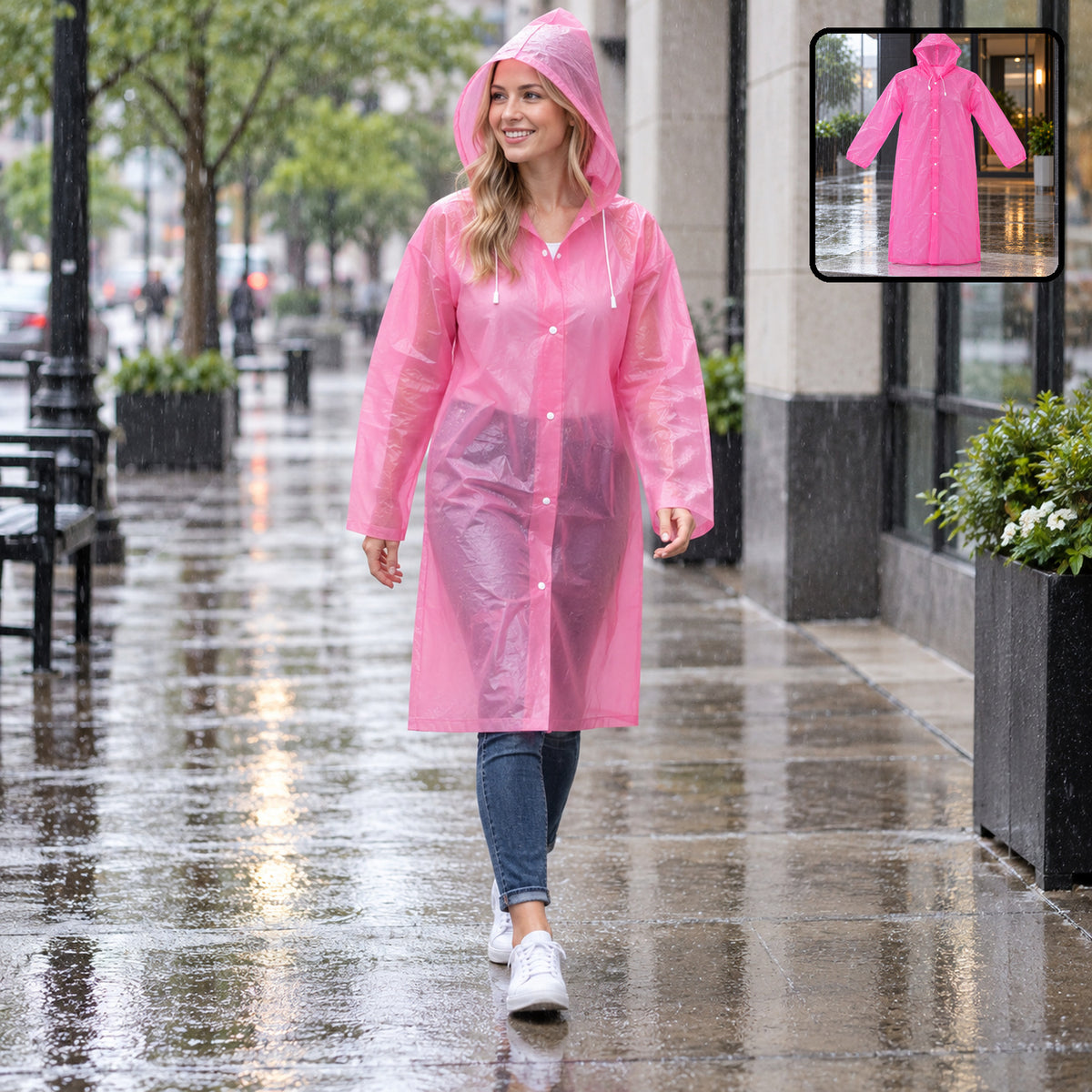 EVA rain coat image 8