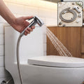 Flexible Shower Hose Pipe with Handheld Spray Head for Bathroom Cleaning (1 Pc)