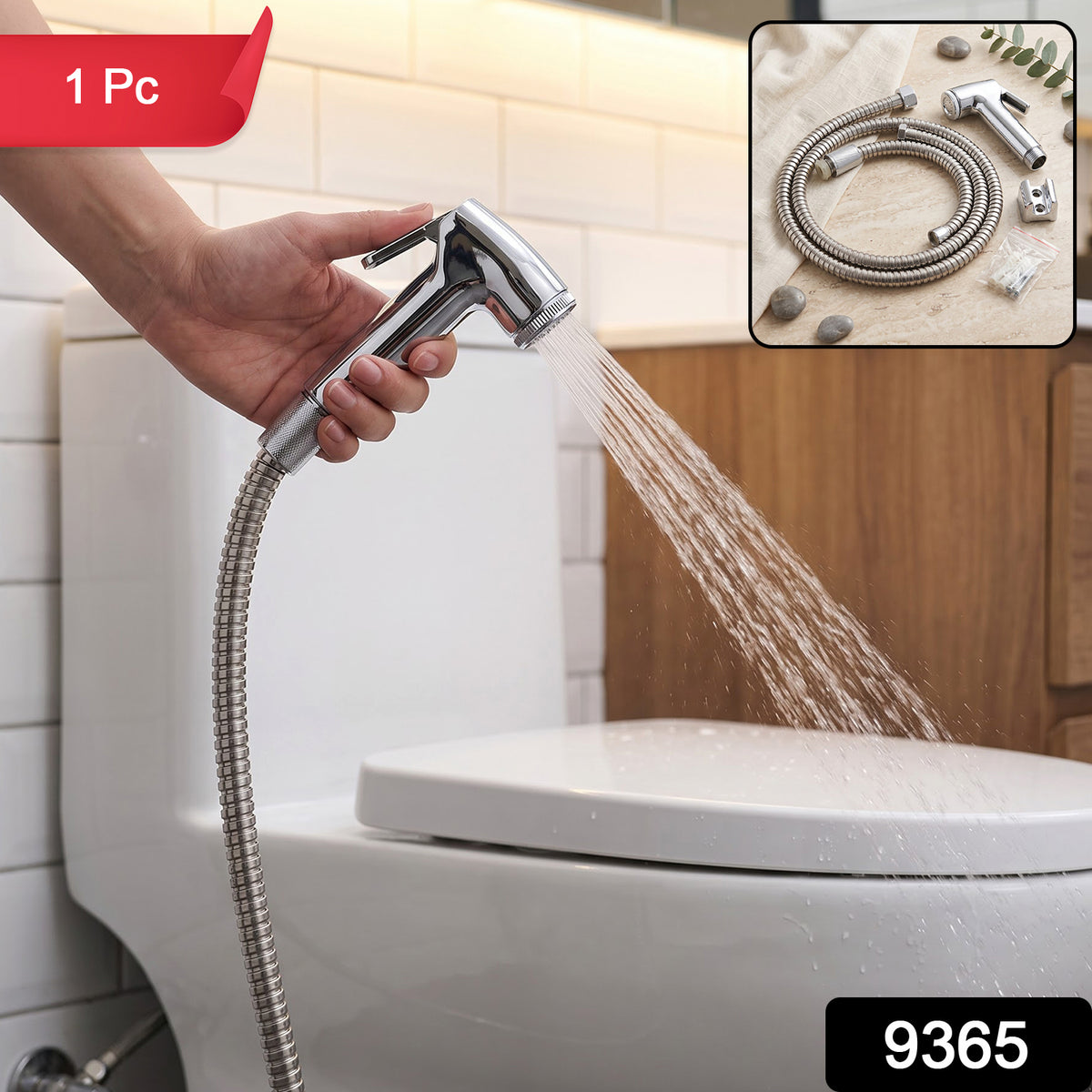 9365 shower hose pipe with spray head
