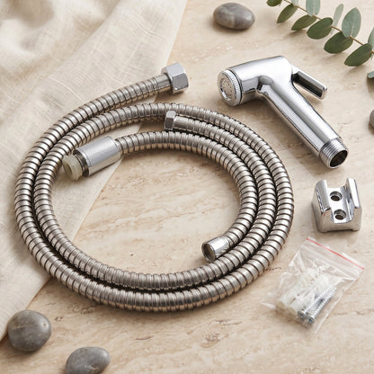 Flexible handheld jet spray and hose