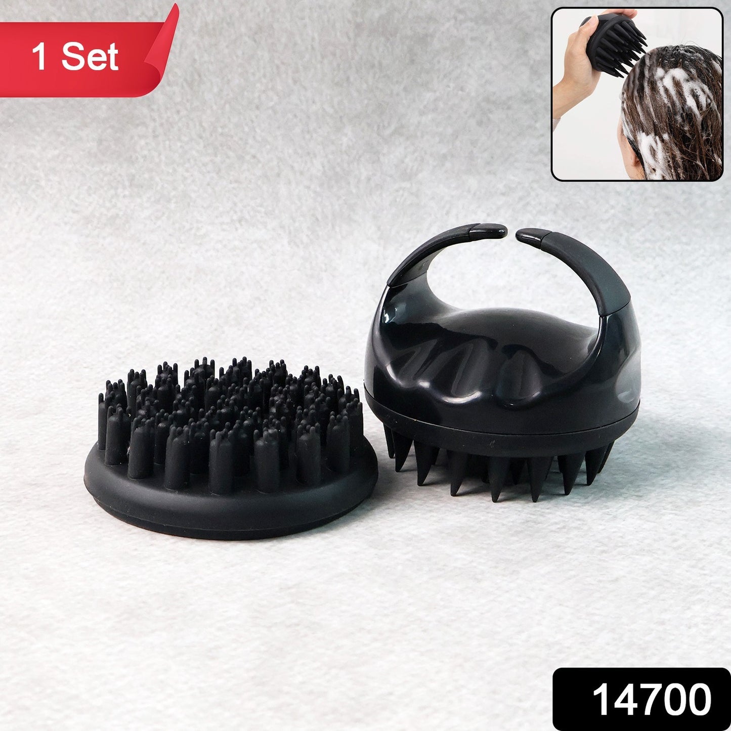 Scalp Massager Shampoo Brush Set