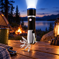 Multi-Tool LED Flashlight 7 in 1 Emergency Tool